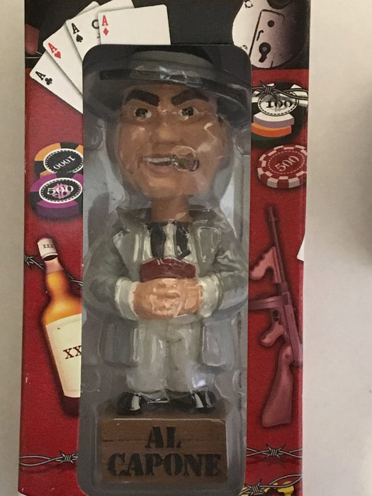 Al Capone Nodder Bobbing Head Bobblehead Toy By Dart Gray & Black Suit - TvMovieCards.com