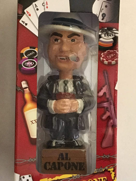 Al Capone Nodder Bobbing Head Bobblehead Toy By Dart Gray & Black Suit - TvMovieCards.com