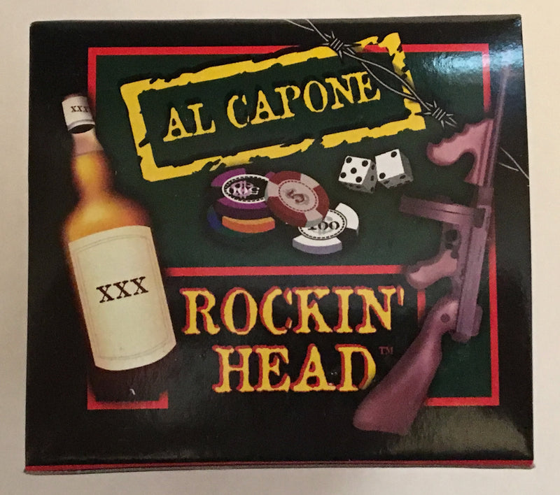 Al Capone Nodder Bobbing Head Bobblehead toy By Dart Gray Suit & White Hat - TvMovieCards.com