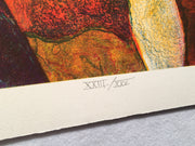 Robert R. Malone "Evening" S/N Lithograph Art Print 15 x 22   - TvMovieCards.com