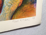 Robert R. Malone "Evening" S/N Lithograph Art Print 15 x 22   - TvMovieCards.com