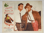 1955 Bobby Ware Is Missing 11x14 Lobby Card Neville Brand, Arthur Franz   - TvMovieCards.com