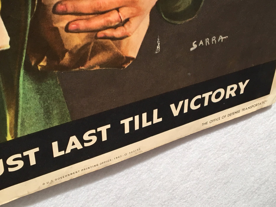 Valentino Sarra "I'll Carry Mine Too!" WWII Propaganda Poster (22" X 28")   - TvMovieCards.com