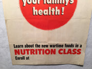 "Guard Your Family's Health" WWII Propaganda OWI Poster #30 (22" X 28")   - TvMovieCards.com