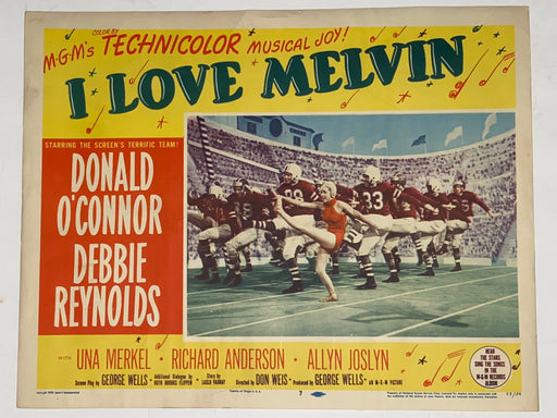 1953 I Love Melvin 11x14 Lobby Card #7 Donald O'Connor, Debbie Reynolds   - TvMovieCards.com