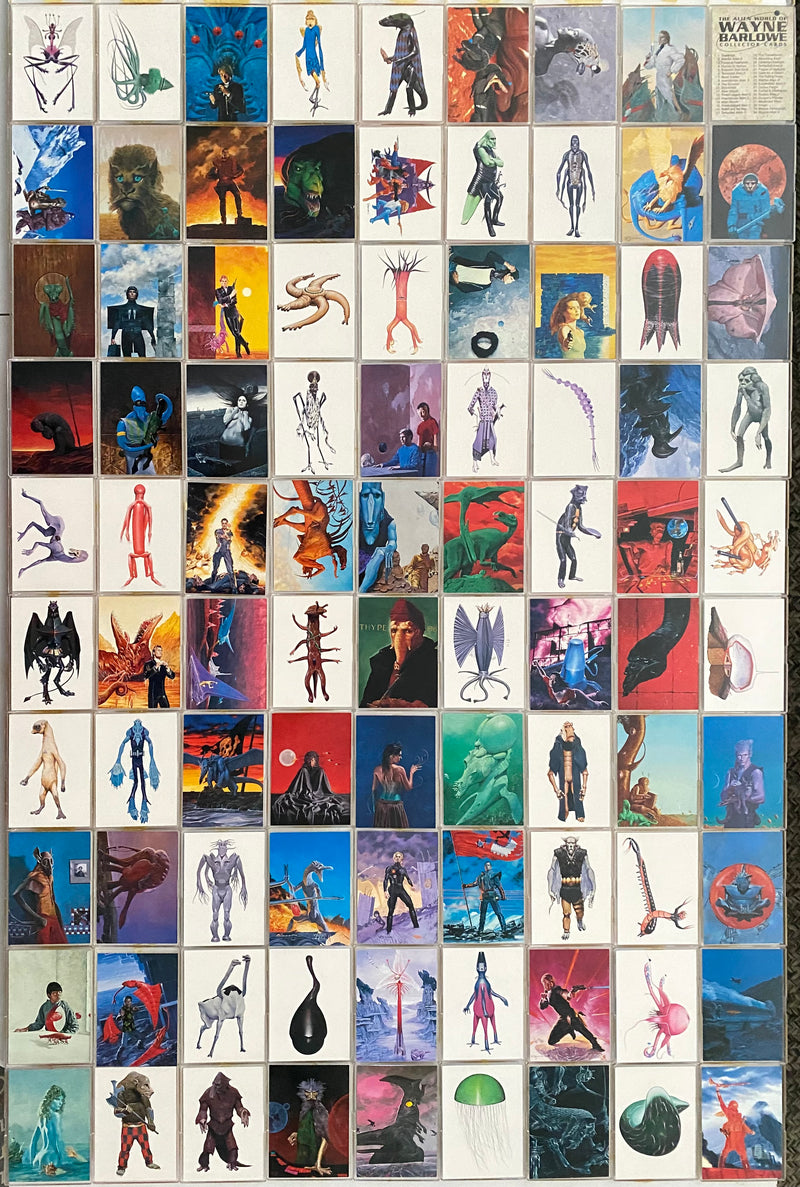 The Alien World of Wayne Barlowe Base Trading Card Set 90 Card Comic Images 1994   - TvMovieCards.com