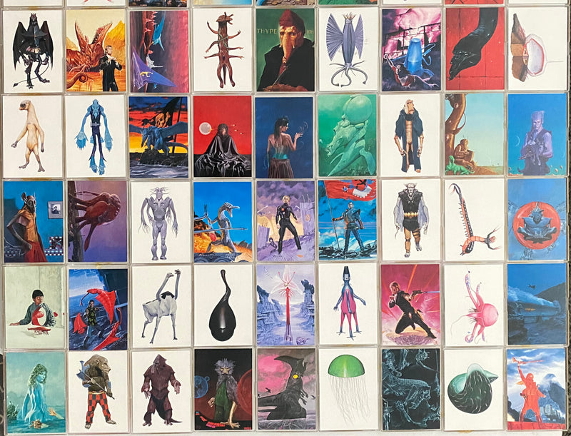 The Alien World of Wayne Barlowe Base Trading Card Set 90 Card Comic Images 1994   - TvMovieCards.com