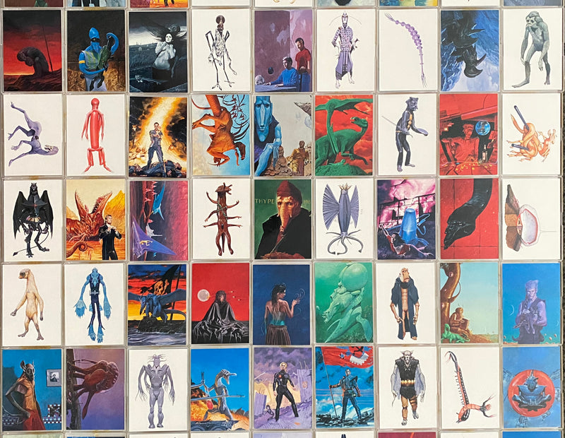 The Alien World of Wayne Barlowe Base Trading Card Set 90 Card Comic Images 1994   - TvMovieCards.com