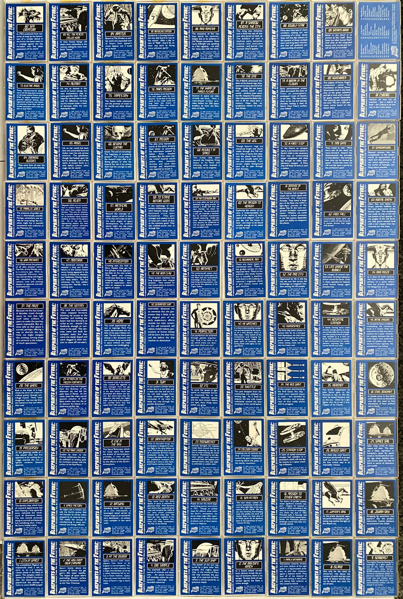 Blueprints of the Future Vincent Di Fate Trading Card Set 90 Card Comic Images   - TvMovieCards.com