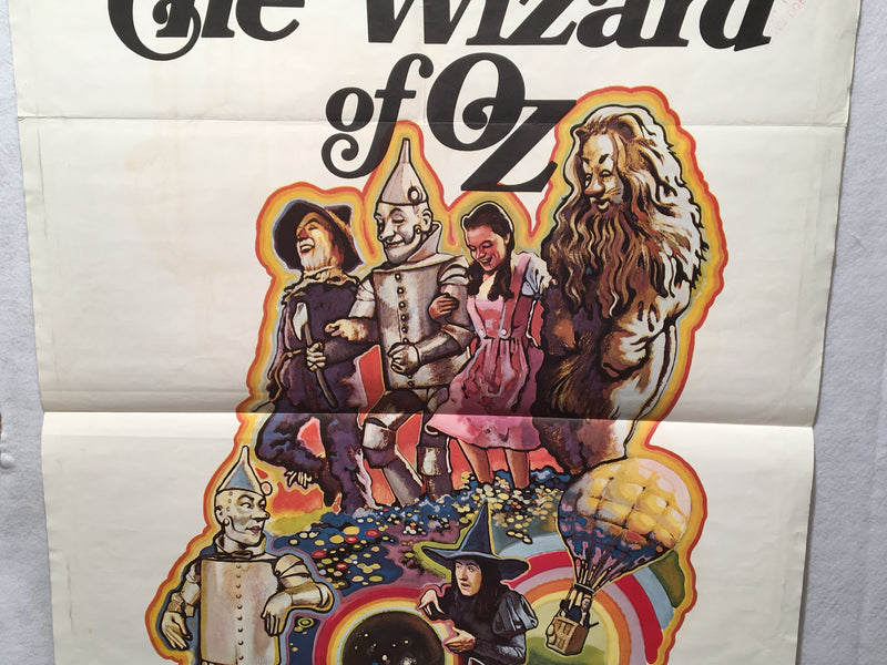 1970 Rerelease The Wizard of Oz Original 1SH Movie Poster Judy Garland 27x41   - TvMovieCards.com