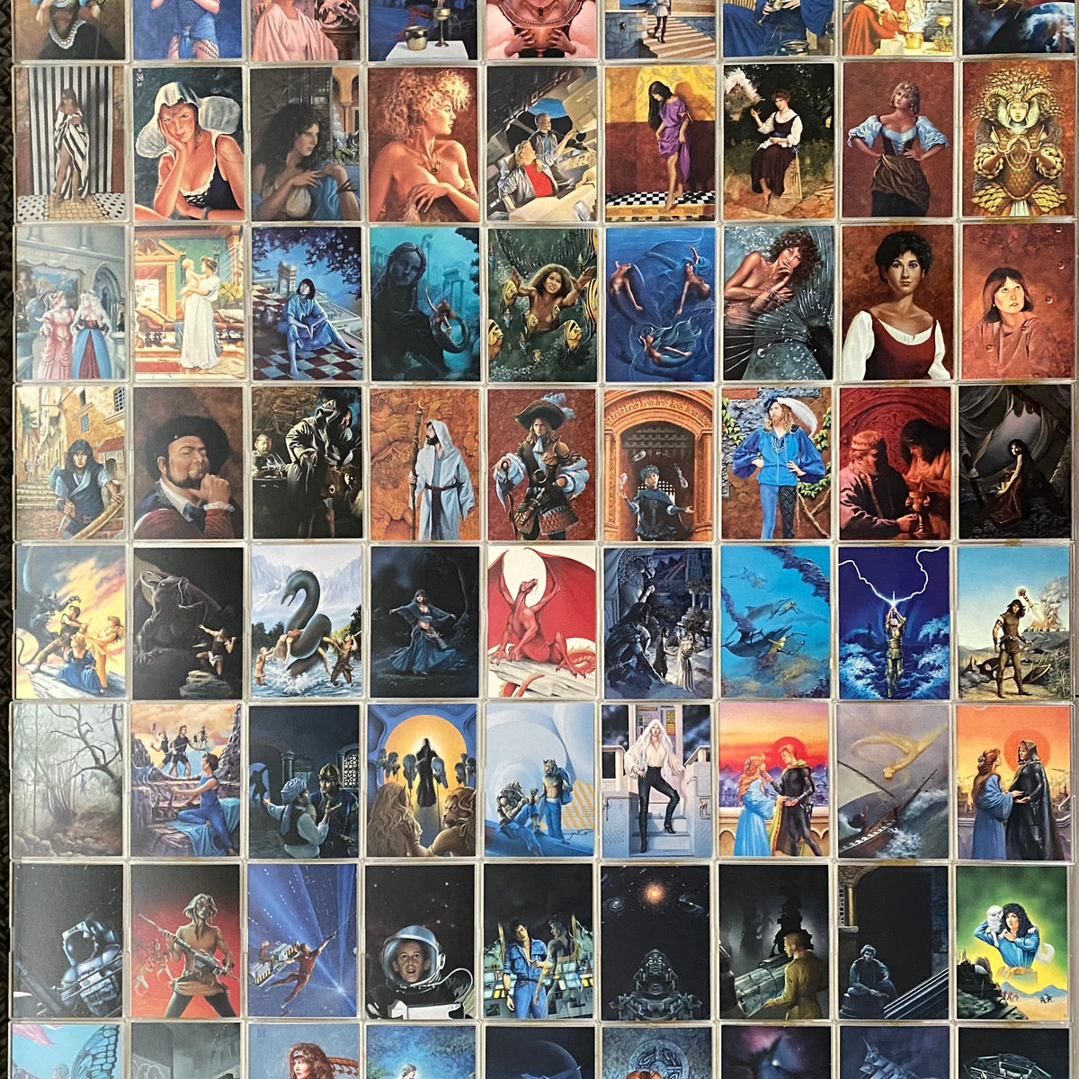 【未開封】CNP Art Trading Card 1995 David Cherry Fantasy Art Base Trading Card Set 90 Card FPG