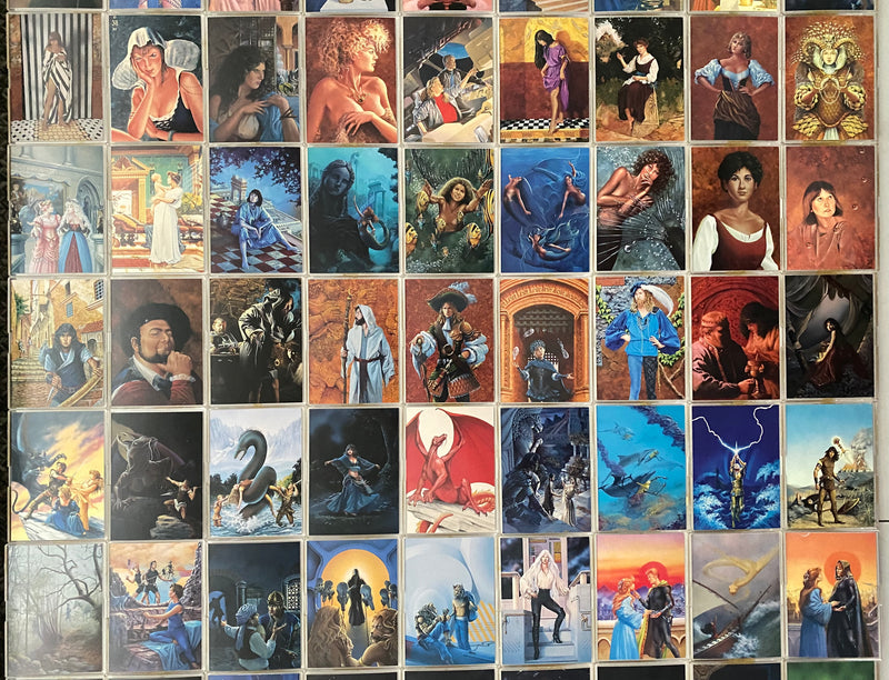1995 David Cherry Fantasy Art Base Trading Card Set 90 Card FPG   - TvMovieCards.com