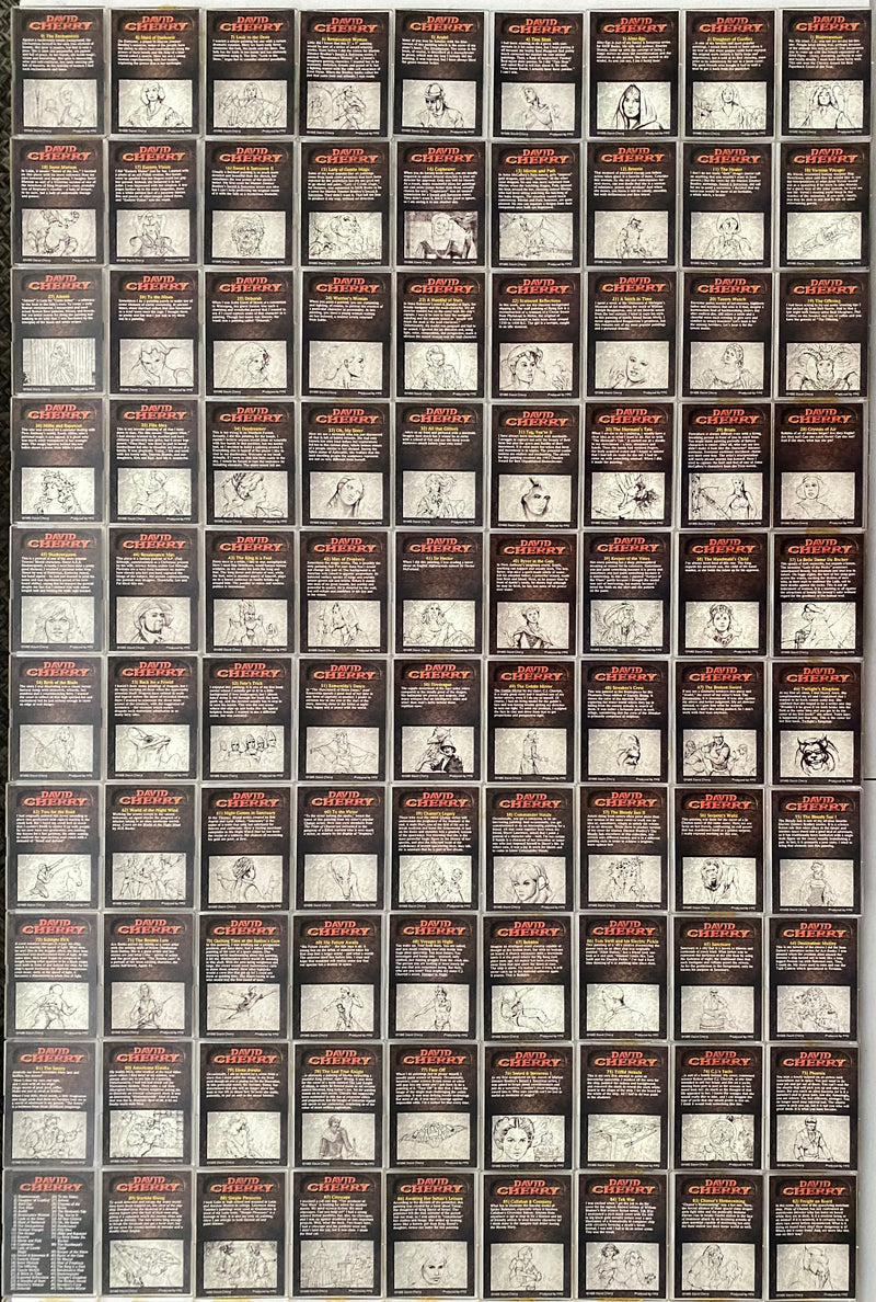 1995 David Cherry Fantasy Art Base Trading Card Set 90 Card FPG   - TvMovieCards.com