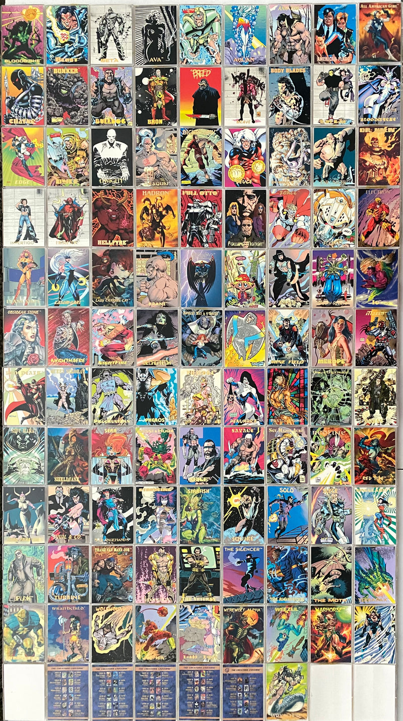 1993 The Creators Universe Base Trading Card Set 100 Card Dynamic   - TvMovieCards.com
