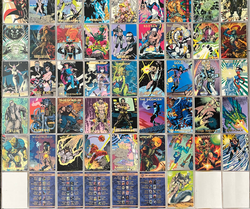 1993 The Creators Universe Base Trading Card Set 100 Card Dynamic   - TvMovieCards.com