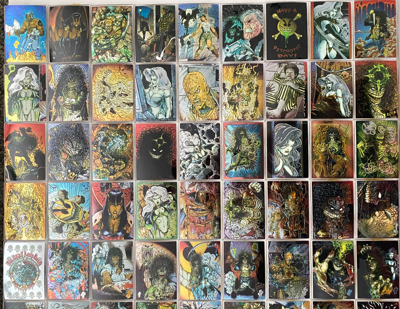 Evil Ernie Series II Two Glow in the Dark Base Card Set All Chromium 100 Cards   - TvMovieCards.com