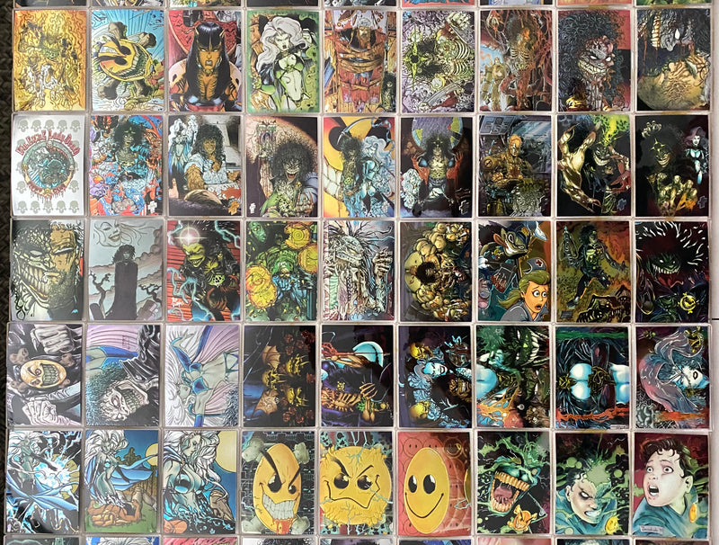 Evil Ernie Series II Two Glow in the Dark Base Card Set All Chromium 100 Cards   - TvMovieCards.com