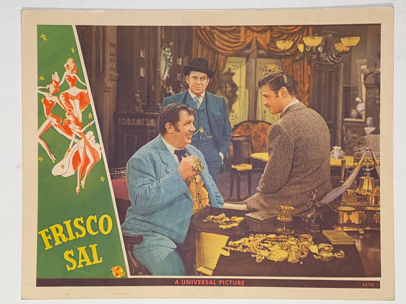 1945 Frisco Sal 11x14 Lobby Card Susanna Foster, Turhan Bey, Alan Curtis   - TvMovieCards.com