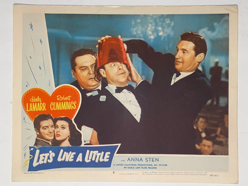 1948 Let's Live a Little 11x14 Lobby Card #6  Hedy Lamarr, Robert Cummings   - TvMovieCards.com