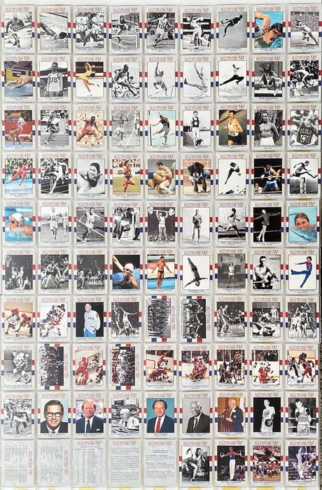 1992 U.S. Olympic Cards - Hall of Fame Base Trading Card Set 90 Cards Impel   - TvMovieCards.com