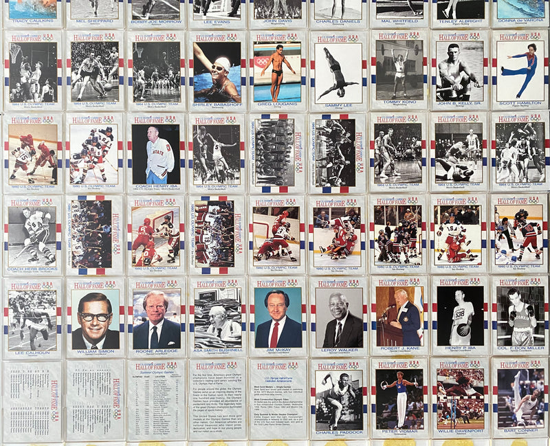 1992 U.S. Olympic Cards - Hall of Fame Base Trading Card Set 90 Cards Impel   - TvMovieCards.com