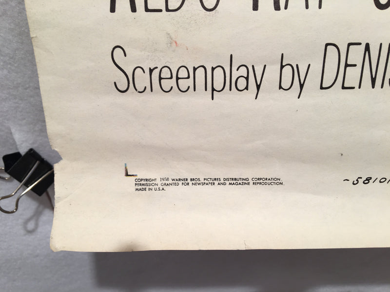 1958 The Naked and the Dead Original 1SH Movie Poster 27 x 41   - TvMovieCards.com