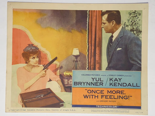 1960 Once More, with Feeling! 11x14 Lobby Card #6 Yul Brynner, Kay Kendall   - TvMovieCards.com