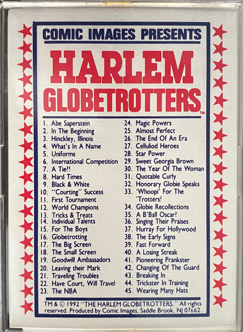 Harlem Globetrotters Basketball Base Trading Card Set 90 Cards Comic Images   - TvMovieCards.com