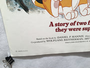 1981 The Fox and the Hound Original 1SH Walt Disney Movie Poster 27 x 41   - TvMovieCards.com