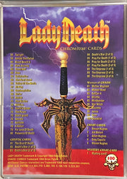 1994 Lady Death All Chromium Series 1 Complete Trading Card Set 100 Cards Krome   - TvMovieCards.com