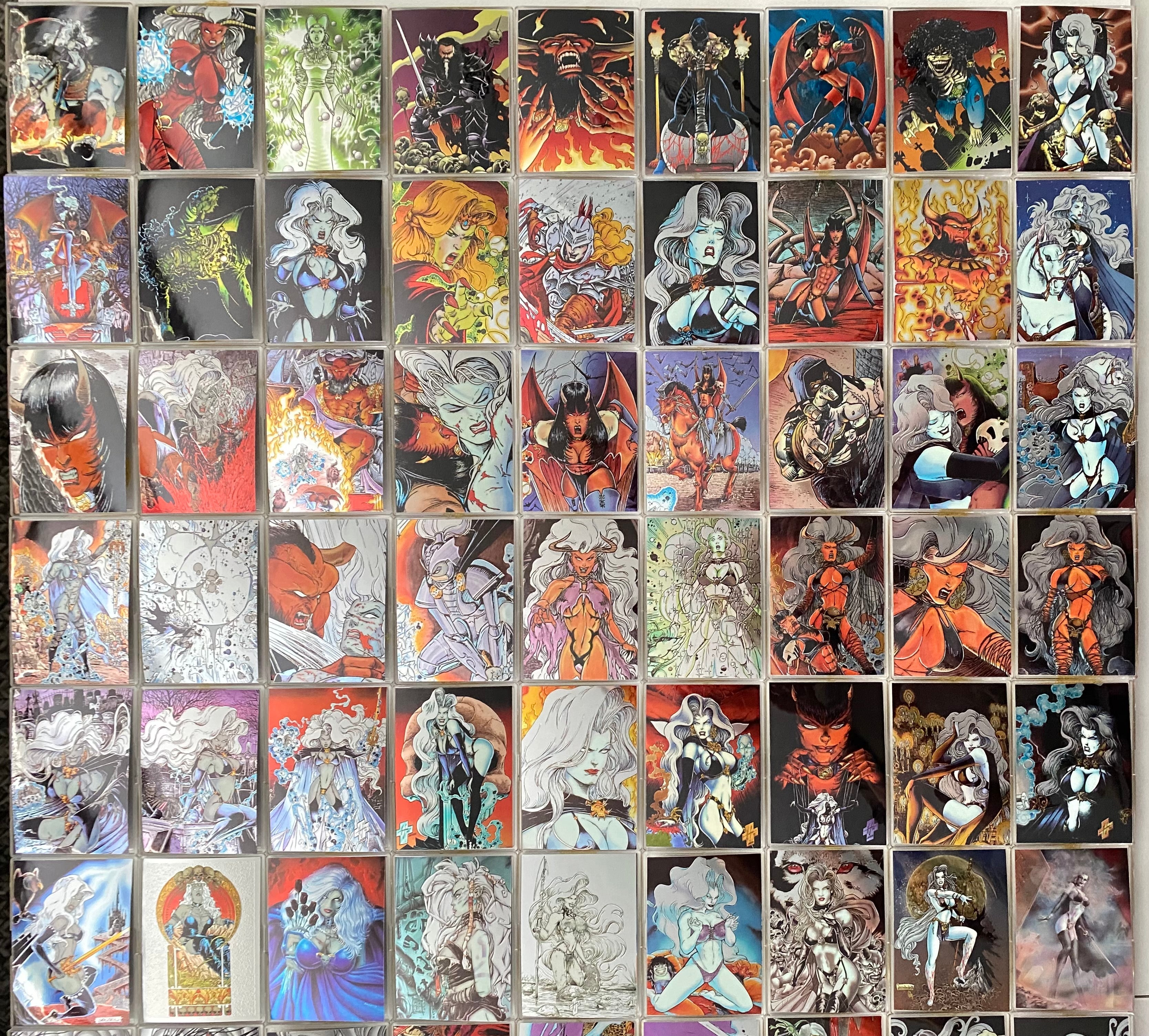 Lady Death All Chromium Series 2 Complete Trading Card Set 100