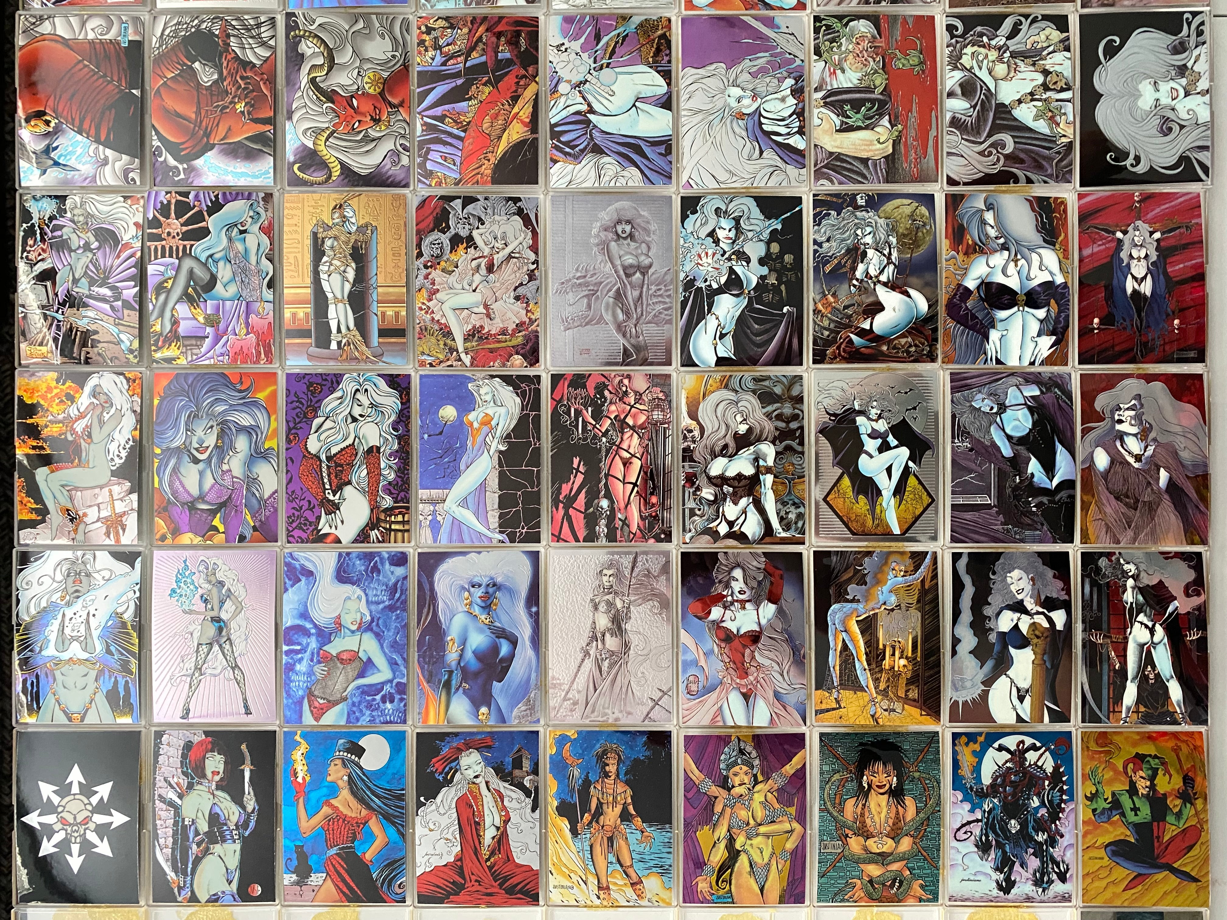 Lady Death All Chromium Series 2 Complete Trading Card Set 100