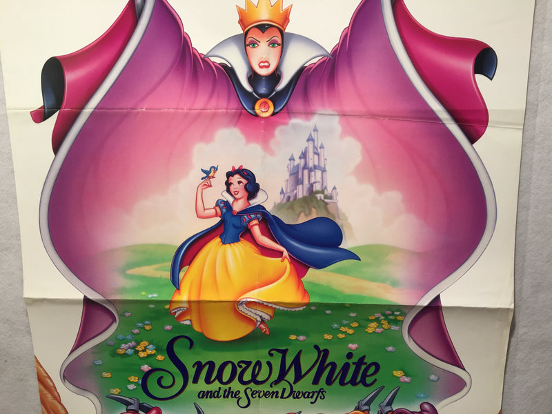 1994 Snow White and Seven Dwarfs Original 1SH Walt Disney Movie Poster 27 x 41   - TvMovieCards.com