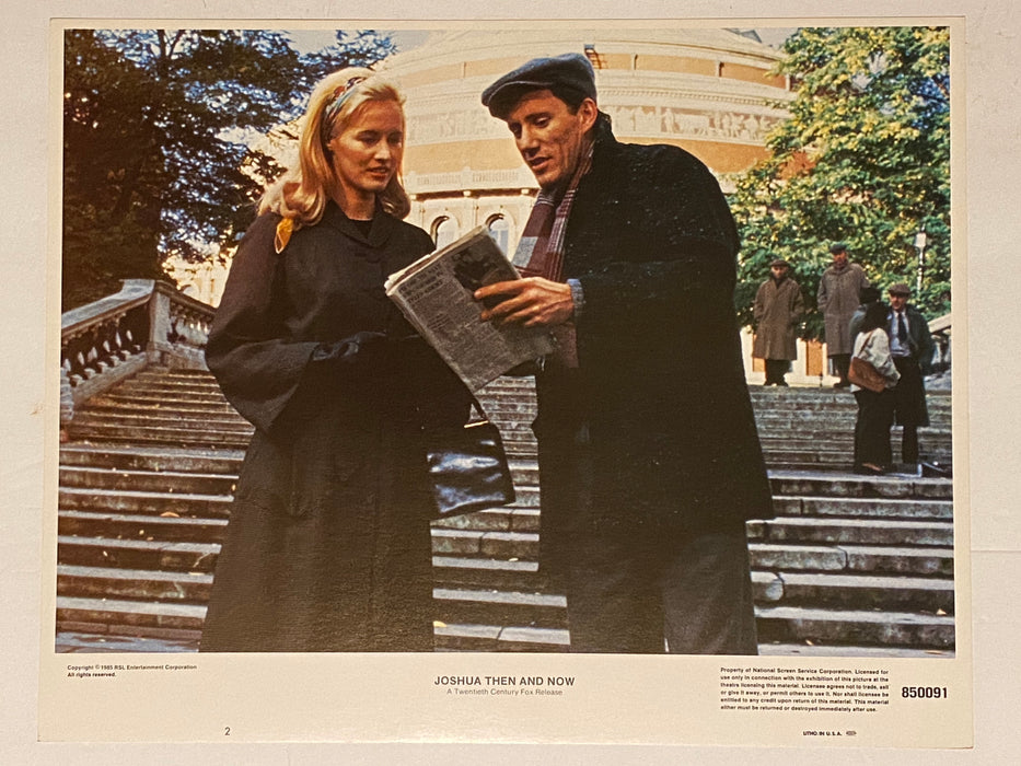 1985 Joshua Then and Now 11x14 Lobby Card #2 James Woods, Gabrielle Lazure   - TvMovieCards.com