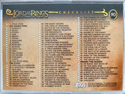 2001 Lord of the Rings Fellowship of the Ring Trading Card Set 90 Cards Topps   - TvMovieCards.com