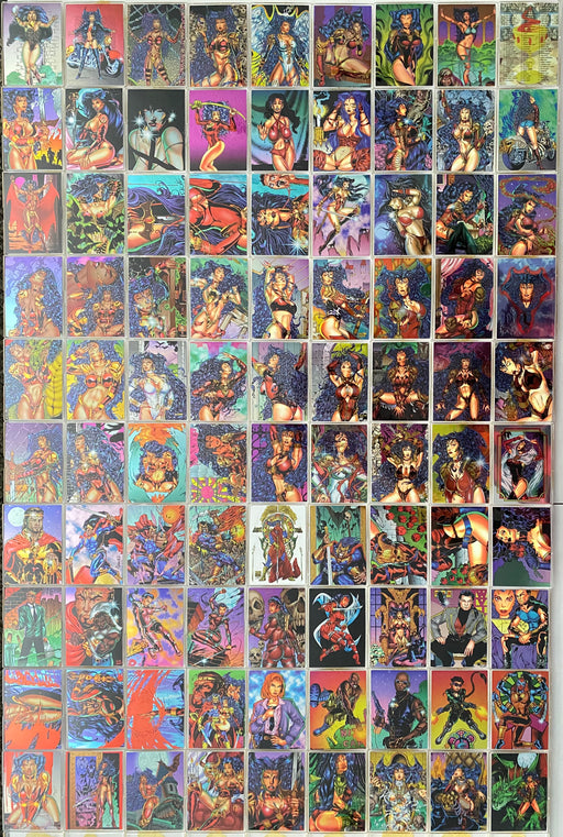 1996 The Vampress Luxura Chromium Complete Trading Card Set 90 Cards Krome   - TvMovieCards.com