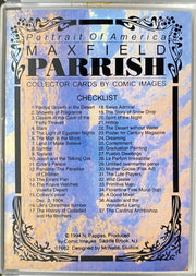 1994 Maxfield Parrish: Portrait of America Complete Base Trading Card Set of 90   - TvMovieCards.com