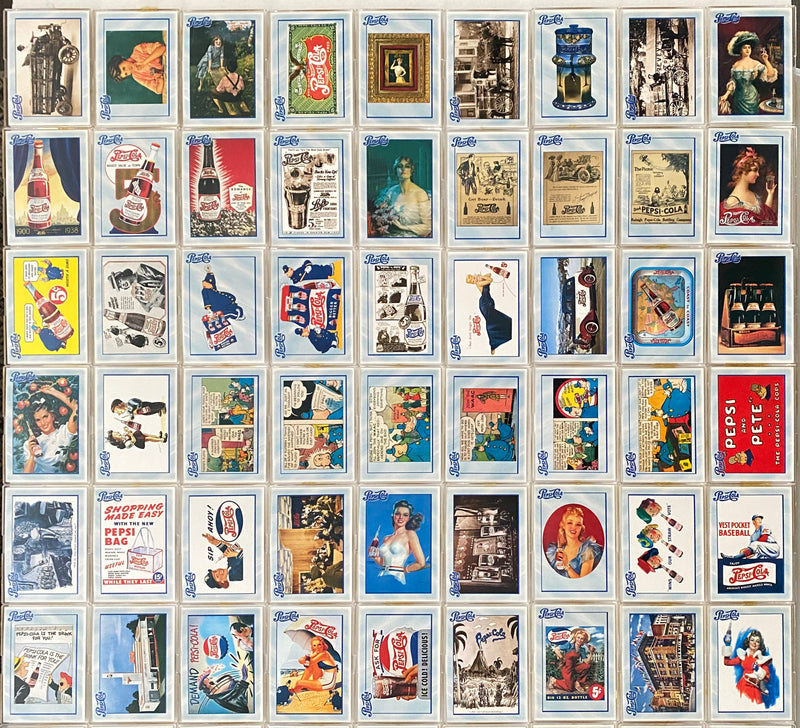 1994 Pepsi-Cola: Series 1 Complete Trading Card Set 100 Cards Dart   - TvMovieCards.com