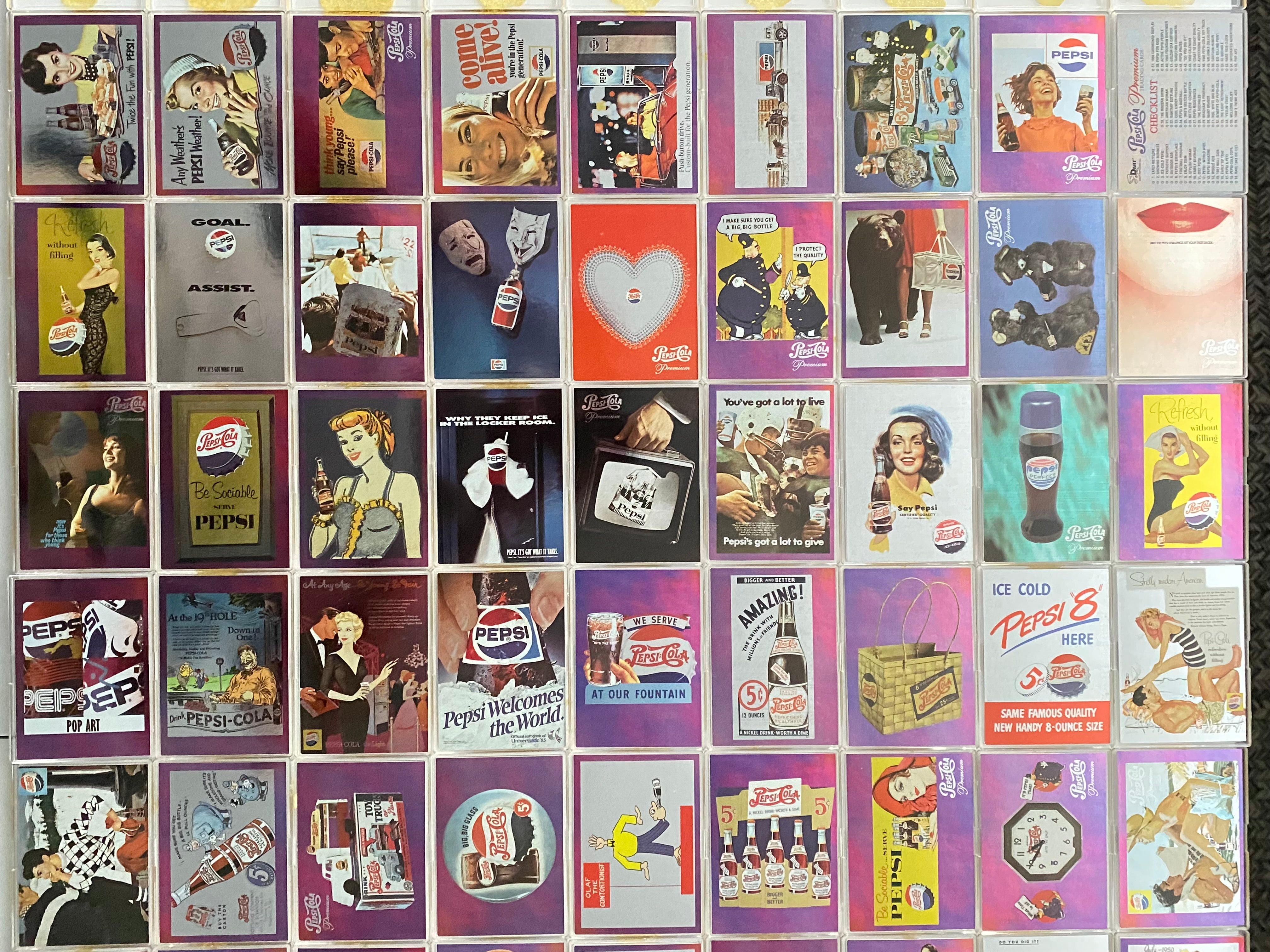 1996 Pepsi-Cola Premium Complete Trading Card Set 90 Cards Dart