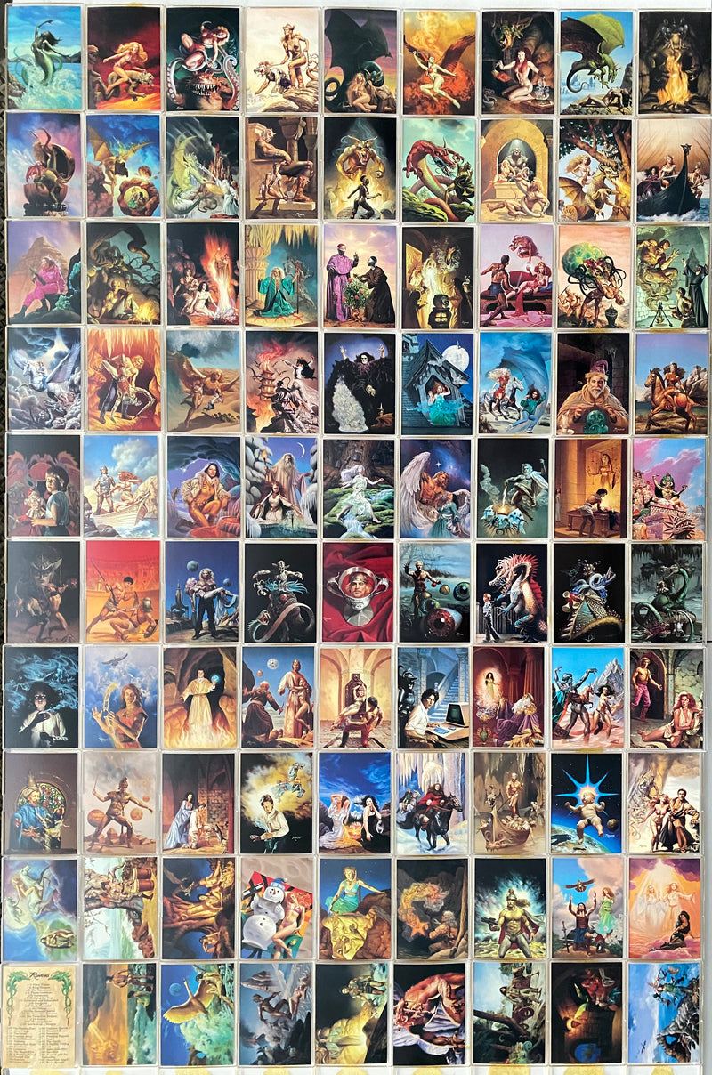 1993 Rowena Morill Fantasy Art Complete Trading Card Set 90 Cards FPG - TvMovieCards.com