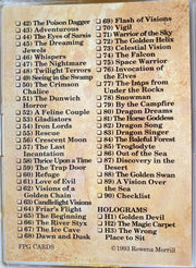 1993 Rowena Morill Fantasy Art Complete Trading Card Set 90 Cards FPG - TvMovieCards.com