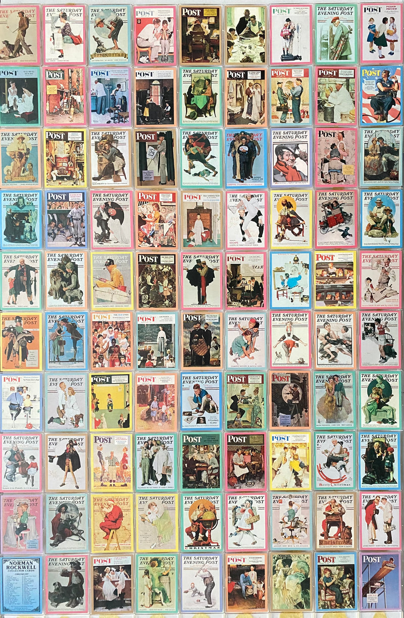 1993 Norman Rockwell 1 Saturday Evening Post Base Trading Card Set 90 Cards - TvMovieCards.com
