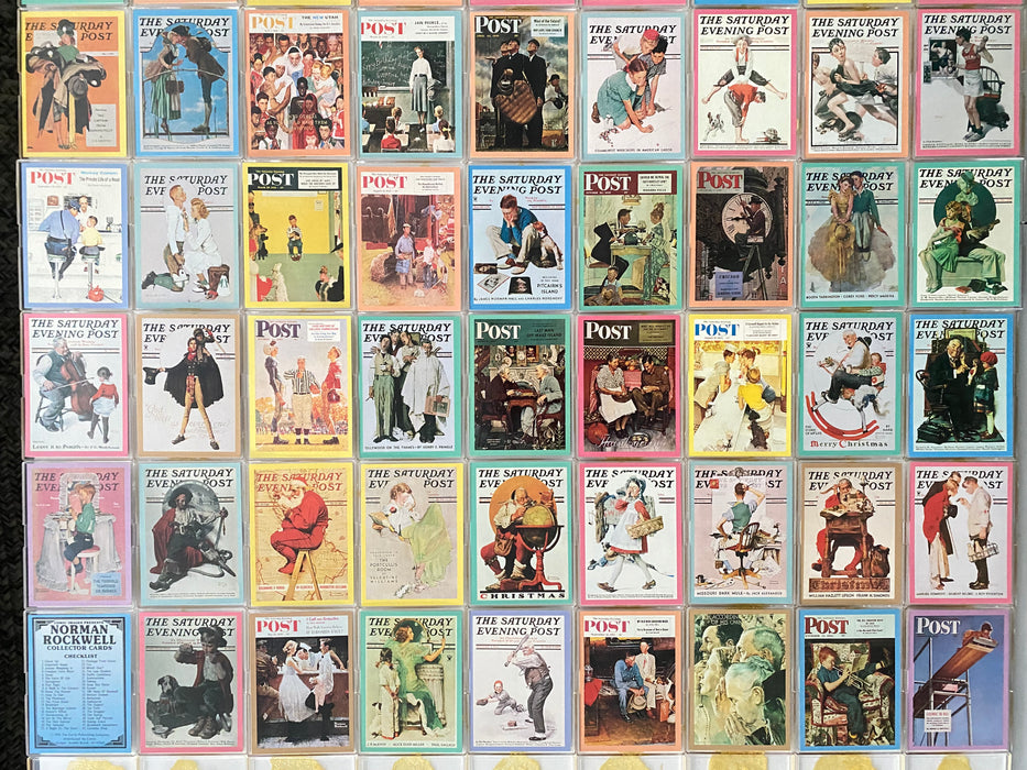 1993 Norman Rockwell: Saturday Evening Post Complete Trading Card Set 90 Cards   - TvMovieCards.com