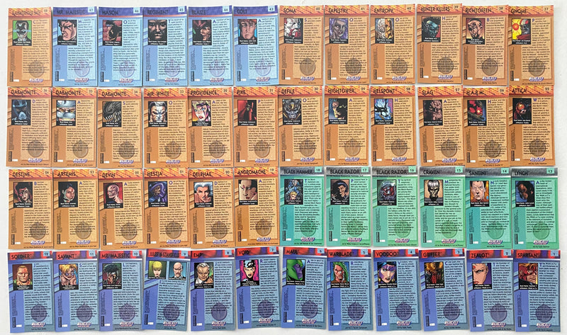 1994 WildC.A.T.s '94 Widevision Chromium Base Trading Card Set 96 Cards   - TvMovieCards.com
