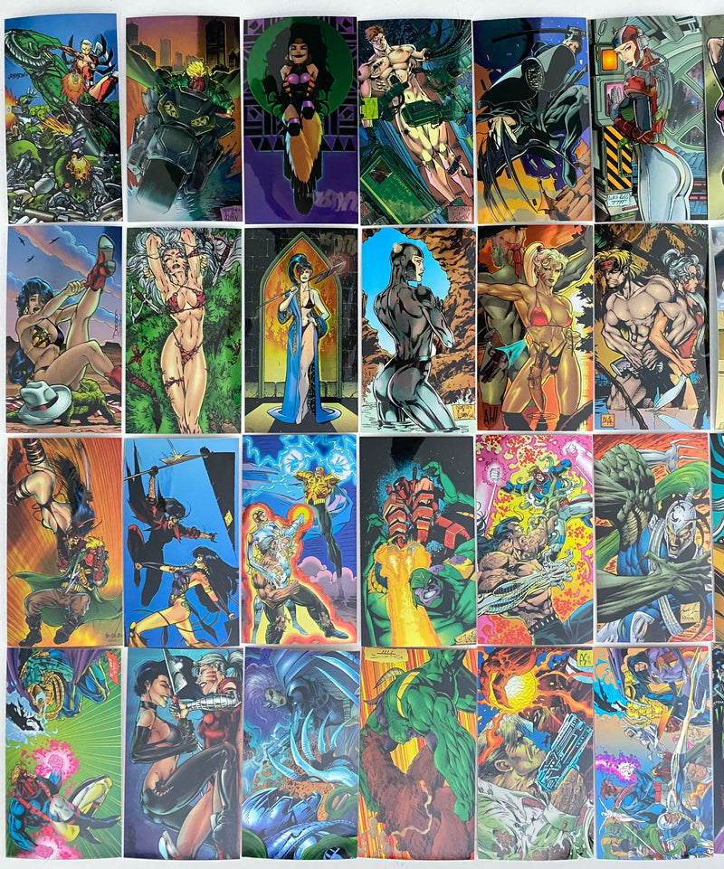 1994 WildC.A.T.s '94 Widevision Chromium Base Trading Card Set 96 Cards   - TvMovieCards.com