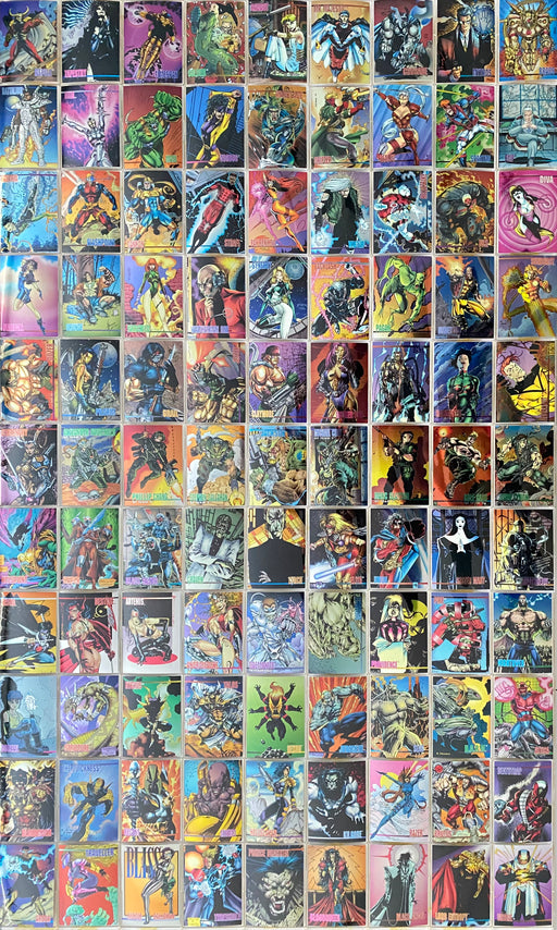 1994 WildStorm Set I All Chromium Complete Base Trading Card Set 100 Cards   - TvMovieCards.com