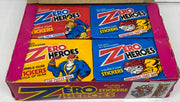 1983 Zero Heroes Vintage Trading Card Sticker Box Full 36 Wax Packs Donruss   - TvMovieCards.com