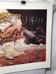 Dale Adkins - Ambush Crossing Western Art Signed Lithograph Print 25 x 36"   - TvMovieCards.com
