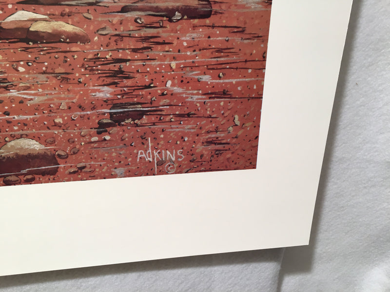 Dale Adkins - Ambush Crossing Western Art Signed AP Lithograph Print 25 x 36"   - TvMovieCards.com