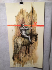David K. Stone - Man of La Mancha Signed AP Lithograph Print 17 x 32"   - TvMovieCards.com